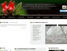 Tablet Screenshot of botanique.nc